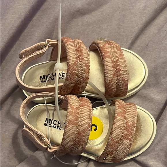 Michael Kors Kids Blush Sandals - Picture 1 of 3